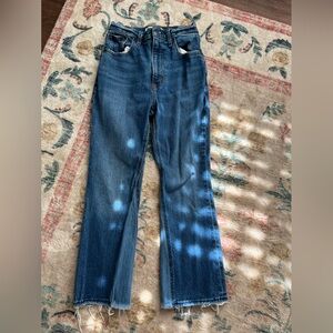 Abercrombie The Kick Flare Ultra High Rise Jeans